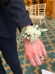 Wedding flower design with pale roses thumbnail